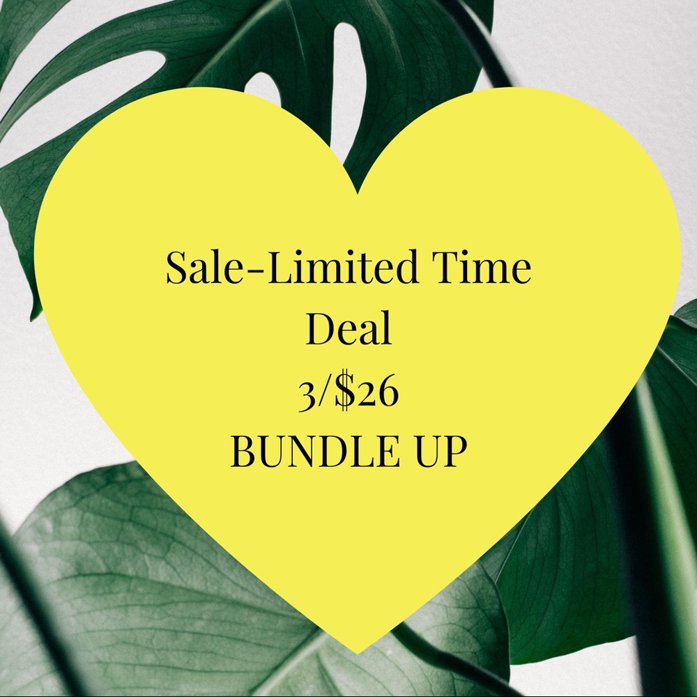 ‼️SALE 3/$26‼️